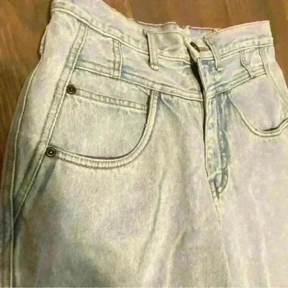 Objects IV Life 100% 80s Cotton High Waist Jeans Size 10 - Picture 16 of 16